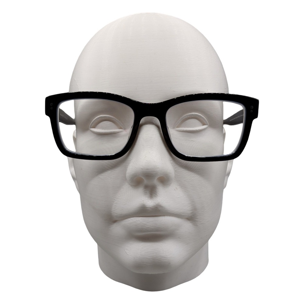 Warby Parker Boggs Extra Wide Jet Black Eyeglasses 55-20-150 Rectangular Frames